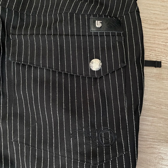 Women’s Burton DryRide Snowboard Ski Pants Medium Pinstripe - Picture 7 of 7